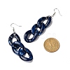 Acrylic Curb Chain Dangle Earrings EJEW-JE04651-6