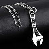 316L Stainless Steel Pendant Necklaces NJEW-N0056-021-4