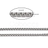 304 Stainless Steel Box Chains CHS-K001-37B-2