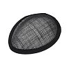 Linen Teardrop Fascinator Hat Base for Millinery AJEW-WH0283-54C-1