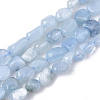 Natural Aquamarine Beads Strands X-G-S363-066-1