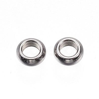 Tarnish Resistant 201 Stainless Steel Spacer Beads STAS-D448-032P-1