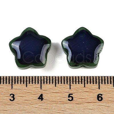 Two Tone Glass Beads GLAA-Z007-06C-1