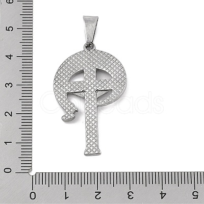 304 Stainless Steel Pendants STAS-D112-04AS-01-1