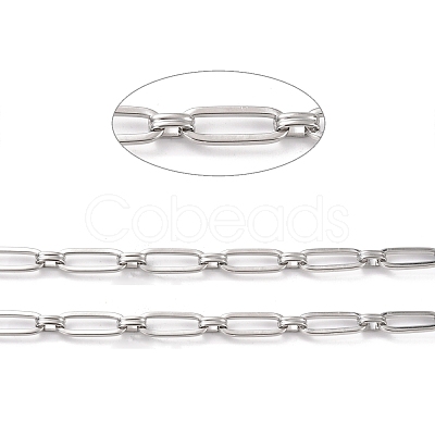 Tarnish Resistant 304 Stainless Steel Link Chains CHC-C020-06P-NR-1