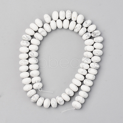 Natural Howlite Beads Strands G-S367-002B-1