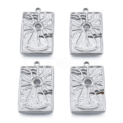 Non-Tarnish 304 Stainless Steel Pendants STAS-N098-212P-1