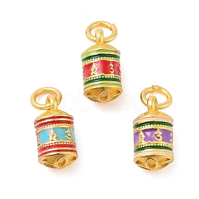 Alloy Enamel Charms ENAM-M008-01G-1