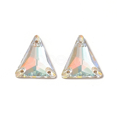 Triangle Shape Sew on Rhinestone GLAA-A024-06C-001LA-1