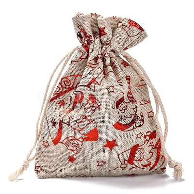 Cotton Gift Packing Pouches Drawstring Bags ABAG-B001-01B-03-1