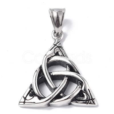 304 Stainless Steel Pendants X-STAS-C065-15AS-1