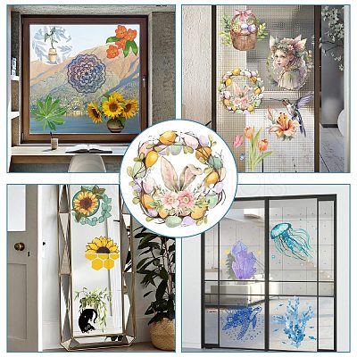 PVC Window Sticker DIY-WH0235-047-1