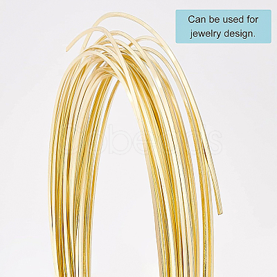 Brass Wire FIND-WH0116-23A-01-1