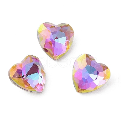 Glass Rhinestone Cabochons RGLA-L029-08A-HELA-1