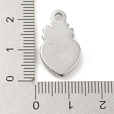 Non-Tarnish 304 Stainless Steel Pendants STAS-C082-07P-1