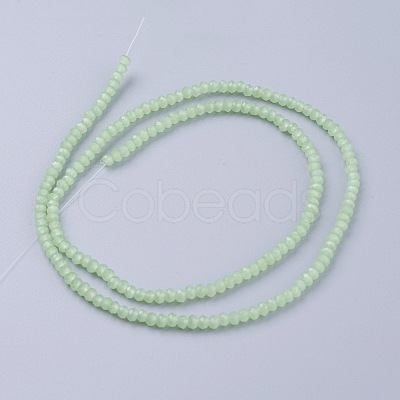 Imitation Jade Glass Beads Strands X-GLAA-G045-A11-1