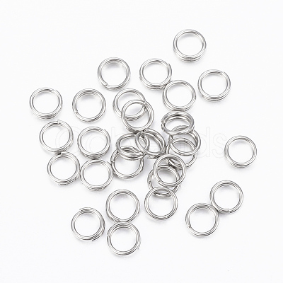 Tarnish Resistant 304 Stainless Steel Split Rings STAS-H413-04P-A-1