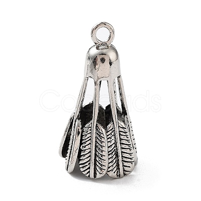 Tibetan Style Alloy Pendants TIBE-L012-029AS-1