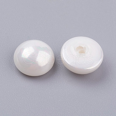 Shell Pearl Half Drilled Beads BSHE-G011-01-8mm-1