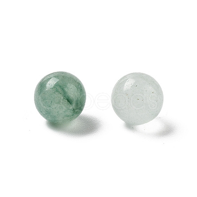 Natural Green Aventurine Sphere Beads G-P520-22-1