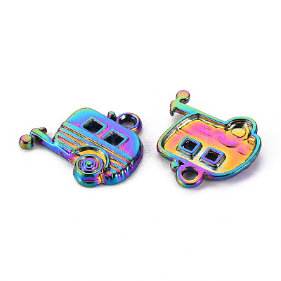 Rainbow Color Alloy Pendants PALLOY-S180-114-NR-1