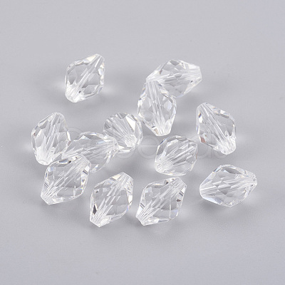 Imitation Austrian Crystal Beads SWAR-F054-11x8mm-01-1