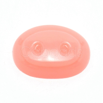 Oval Plastic Craft Pig Nose DIY-WH0301-62A-1