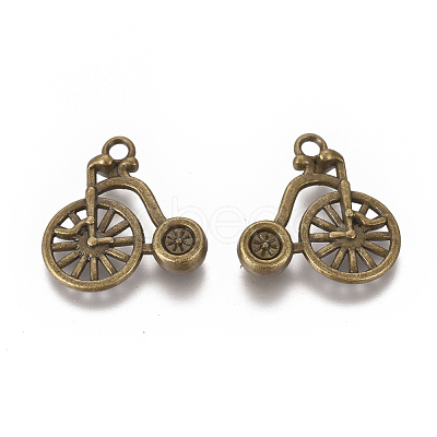 Tibetan Style Alloy Pendants TIBEP-0734-AB-LF-1