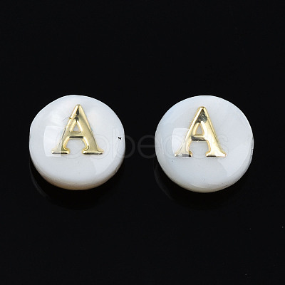 Natural Freshwater Shell Beads SHEL-S278-036-1