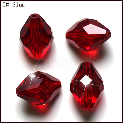 Imitation Austrian Crystal Beads SWAR-F054-11x8mm-05-1