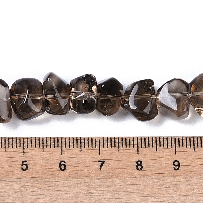 Natural Smoky Quartz Beads Strands G-B072-C01-01-1