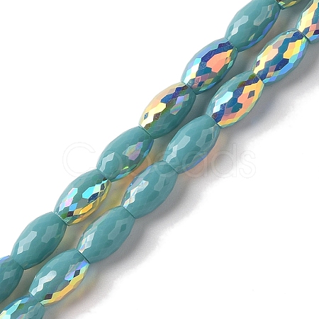 AB Color Plated Electroplate Beads Strands EGLA-H104-03F-1