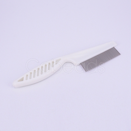 Plastic Flea Combs MRMJ-WH0062-03B-1