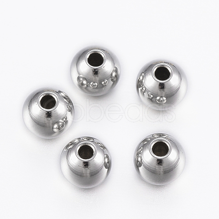 304 Stainless Steel Beads STAS-H394-03P-1