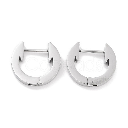 Tarnish Resistant 304 Stainless Steel Arrow Huggie Hoop Earrings for Women EJEW-C096-12P-1