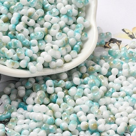 Baking Paint Glass Seed Beads SEED-F005-01A-01-1