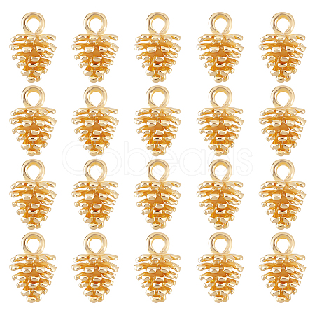 DICOSMETIC 20Pcs Brass Charms KK-DC0002-28-1