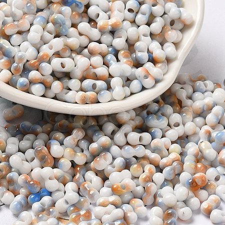 Baking Paint Glass Seed Beads SEED-F005-01A-07-1