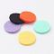 Fibre Perfume Pads, Essential Oil Diffuser Locket Pads, Flat Round, Colorful, 22.5x3mm, about 5pc/bag