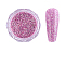 Shiny Nail Art Glitter Powder, with, DIY Sparkly Paillette Tips Nail, Pearl Pink, 0.1~0..5x0.1~0.5mm, about 1g/box