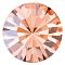 Preciosa&reg MAXIMA Crystal Round Stones, Czech Crystal, Aluminium Layer, Round(431 11 615 Chaton), 00030 266 Apricot, SS6/PP13(1.9~2.1mm)