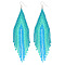 Bohemian Style Handmade Beaded Tassel Earrings for Women