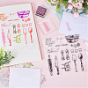 Clear Silicone Stamps DIY-WH0504-64A-4