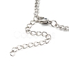 304 Stainless Steel Twisted Chains Bracelet Making X-AJEW-JB01064-4