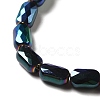 Electroplate Glass Beads Strands X-EGLA-F150-FP02-3