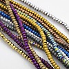 Electroplate Non-magnetic Synthetic Hematite Beads Strands G-J208G-M-1