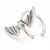 Brass Cuff Earrings for Halloween EJEW-L257-01A-3