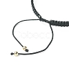 Chakra Theme Flower Natural & Synthetic Mixed Gemstone Braided Bead Bracelet BJEW-TA00316-4