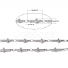 Tarnish Resistant 304 Stainless Steel Cross Link Chains CHS-R009-04-7