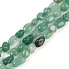 Natural Green Aventurine Beads Strands G-P497-01B-20-1